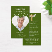 緑ミニマル記念葬式ブックマーク (デスク)