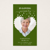 緑ミニマル記念葬式ブックマーク (正面)