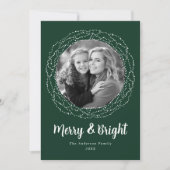 緑メリーと明るい写真 シーズンカード (正面)