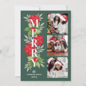 緑メリーのクリスマスフローラ3写真 シーズンカード (正面)
