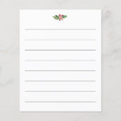 緑メリーの赤ちゃんシャワーゲームアドバイスカード (裏面)