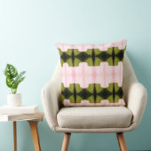 緑モダンとピンク クッション (椅子)