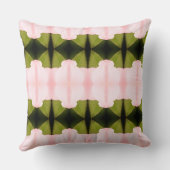 緑モダンとピンク クッション (裏面)