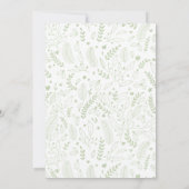 緑モダンとベリーホホーホクリスマスパーティー 招待状 (裏面)