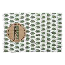 緑モダンと白のクリスマスツリー