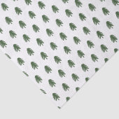 緑モダンと白のクリスマスツリー 薄葉紙 (詳細)