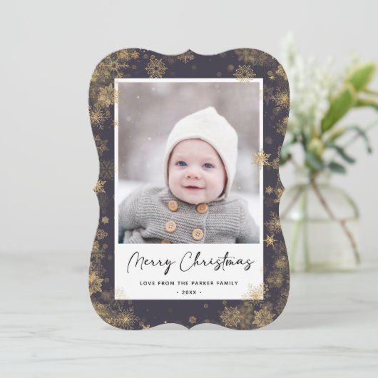 緑モダンのスエレガントクリプト雪の《写真》ぼけ味 シーズンカード (スタンド正面)