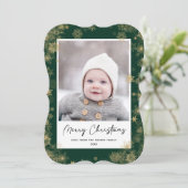 緑モダンのスエレガントクリプト雪の《写真》ぼけ味 シーズンカード (スタンド正面)