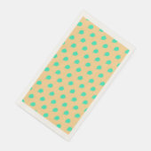 緑モダンのデザイン紙ナプキンズゲストタオル (コーナー)