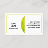 緑モダンのリアルな漬物 名刺 (裏面)