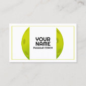 緑モダンのリアルな漬物 名刺 (正面)