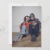 緑モダンの写おもしろい真 セーブザデート (裏面)