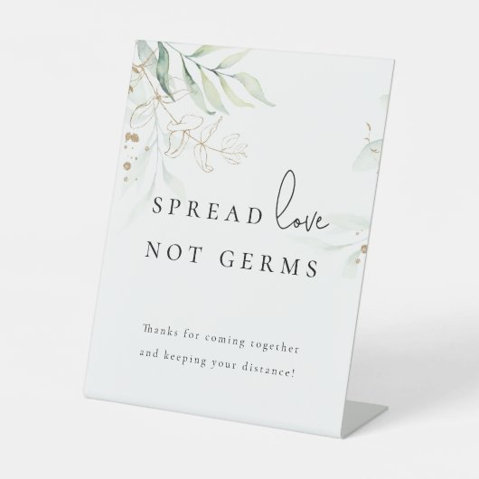 緑モダンの結婚採砂所 台座サイン (正面)