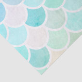 緑モダンカラフル人魚シームレスパターン 薄葉紙 (詳細)