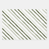 緑モダンクリスマスパターン包装紙シート ラッピングペーパーシート (正面3)