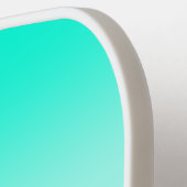 緑モダン勾配水色春自然 ピックルボールラケット (左詳細)