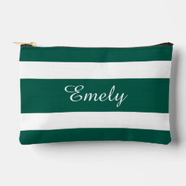 緑モダン名 アクセサリーポーチ