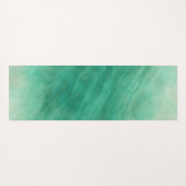 緑モダン大理石抽象芸術ヨガマットイニシャル ヨガマット (裏面(横))