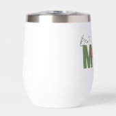 緑モダン最高のの母ピンクのハート母の日 (正面)