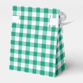 緑モダン格子模様 フェイバーボックス (裏面サイド)