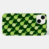 緑モダン梨SG7ケース Case-Mate iPhoneケース (裏面 (横))