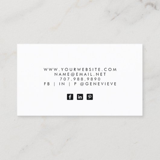 緑モダン水色 名刺 (裏面)