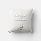 緑モダン結婚色 クッション (正面)