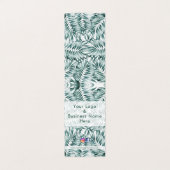 緑モダン葉シダ葉デザイン 名刺 (外部フラット)