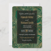 緑モダン金ゴールド観葉植物植物デザイン (正面)