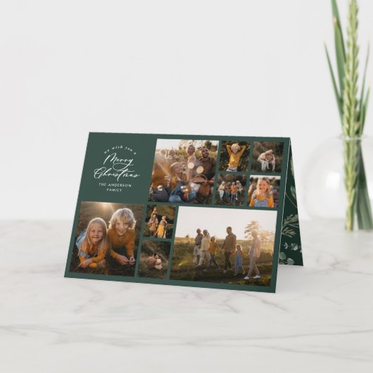 緑モダン11ミニマル植物科 シーズンカード (正面)