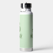緑モノグラムの ウォーターボトル (右面)