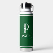 緑モノグラムの ウォーターボトル (背面)