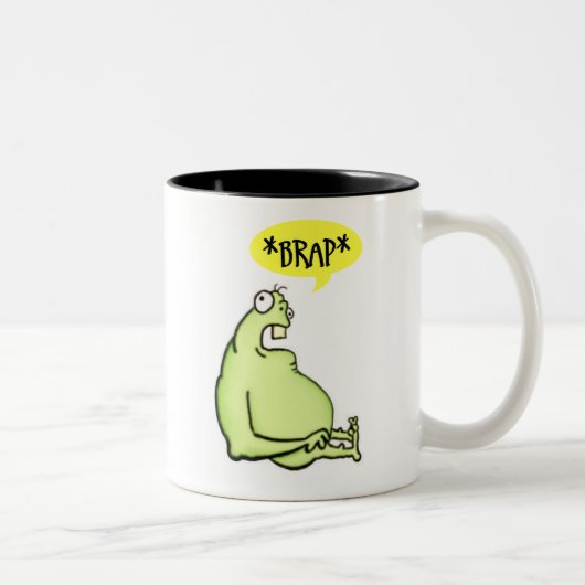 緑モンスターのマグ ツートーンマグカップ (右)