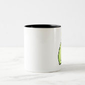 緑モンスターのマグ ツートーンマグカップ (中央)
