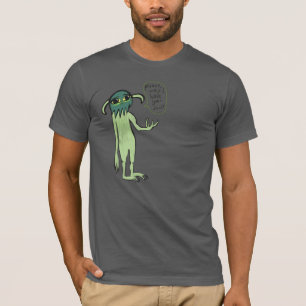 緑モンスターのワイシャツを頼むこと Tシャツ