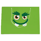 緑モンスター ラージペーパーバッグ (正面)
