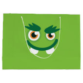 緑モンスター ラージペーパーバッグ (裏面)