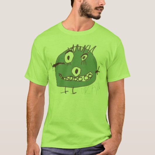 緑モンスター Tシャツ (正面)