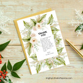 緑ユニーク色の鮮やかなパンパスグラス サンキューカード