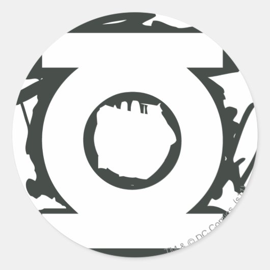 緑ランタンマーカー記号 ラウンドシール (正面)