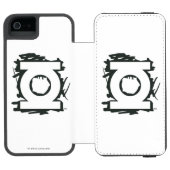 緑ランタンマーカー記号 INCIPIO iPhoneウォレットケース (フォリオ Open)