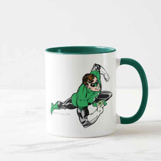 緑ランタン跳躍右 マグカップ (右)