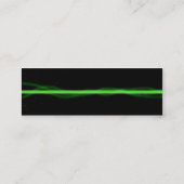 緑レーザー スキニー名刺 (裏面)