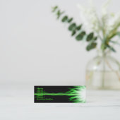 緑レーザー スキニー名刺 (スタンド正面)