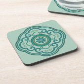 緑伝統的中国のRuyi雲 コースター (左側)