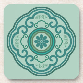 緑伝統的中国のRuyi雲 コースター