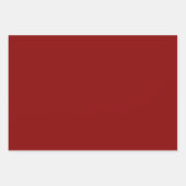 緑伝統的赤の雪片ラッピングシート ラッピングペーパーシート (正面3)