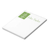 緑保に揺れる ノートパッド (回転)