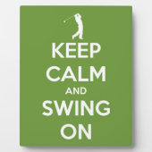 緑保に揺れる フォトプラーク (正面)