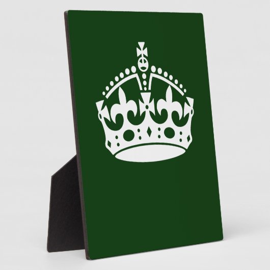 緑保の装飾のクラウン記号 フォトプラーク (側面)